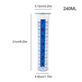 8-Inch Outdoor Rain Gauge – Glow in the Dark, Easy Read