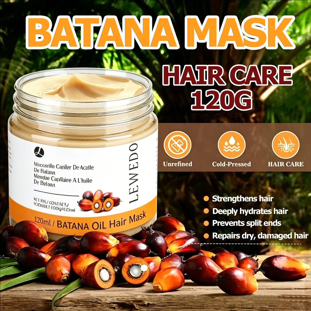 LEWEDO Batana Oil Hair Mask – Deep Conditioner for Dry Hair