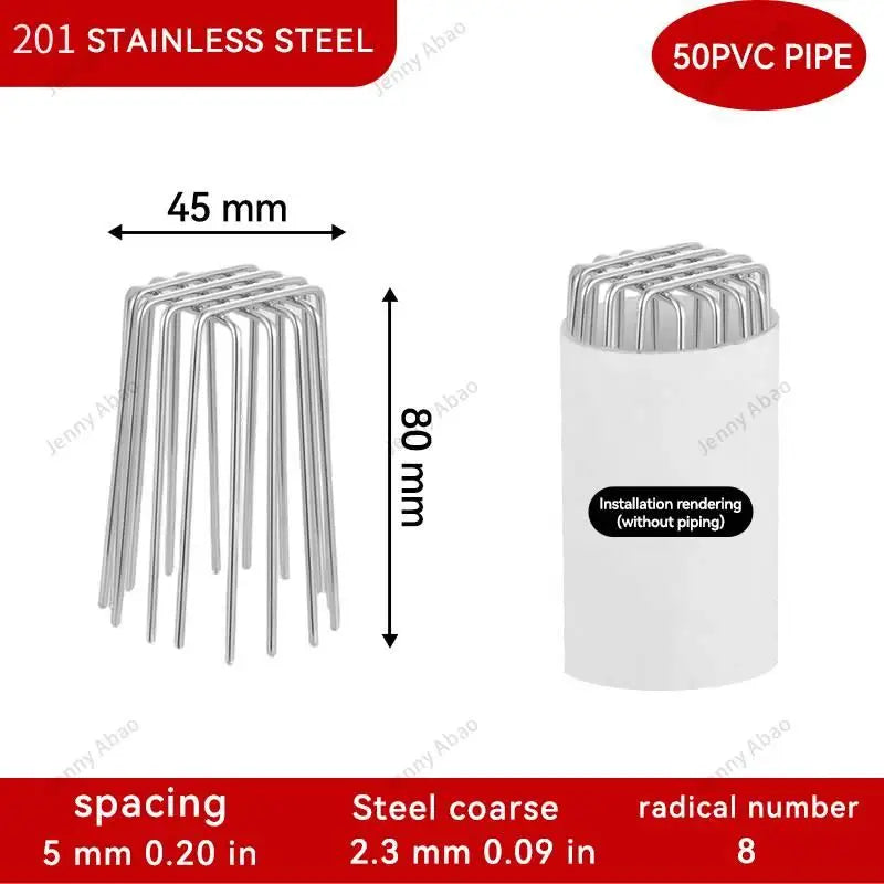4-Inch Round Floor Drain Cover – Anti-Clog Stainless Steel Mesh