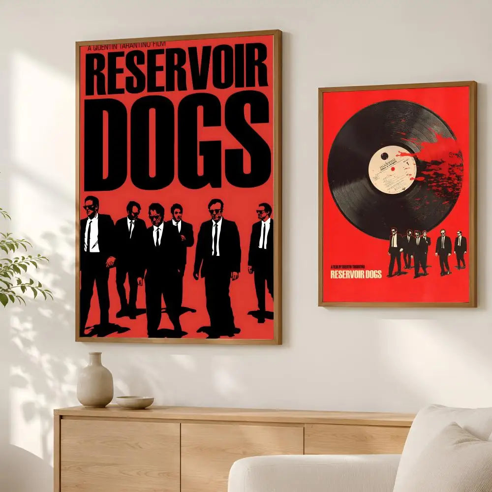 Reservoir Dogs HD PVC Wall Poster – Self-Stick Movie Decor