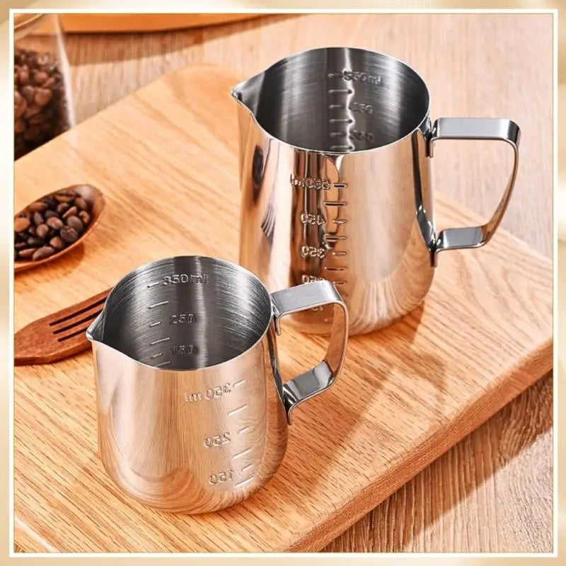 Stainless Steel Milk Frothing Pitcher 350ml 600ml | Latte Jug