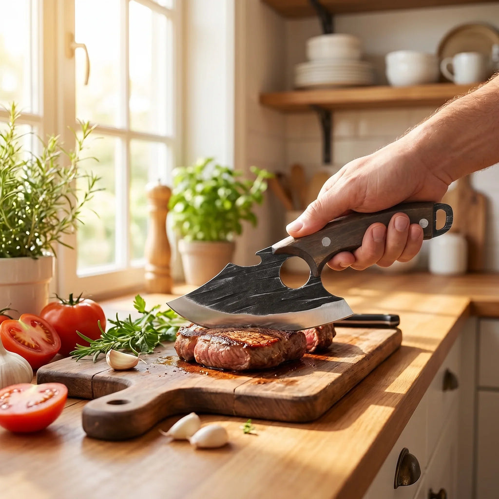 Professional Fish Boning Knife – Stainless Steel Meat Cleaver