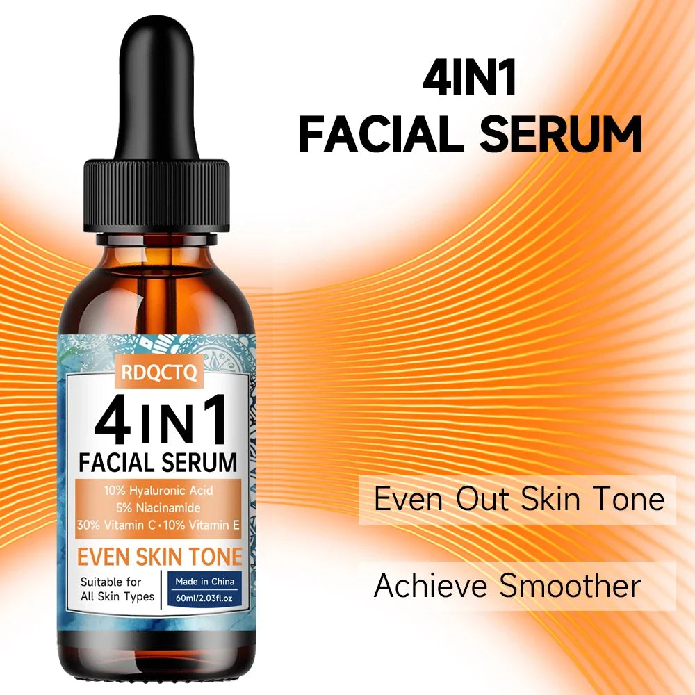 4-in-1 Face Serum – Hyaluronic Acid, Niacinamide & Vitamins