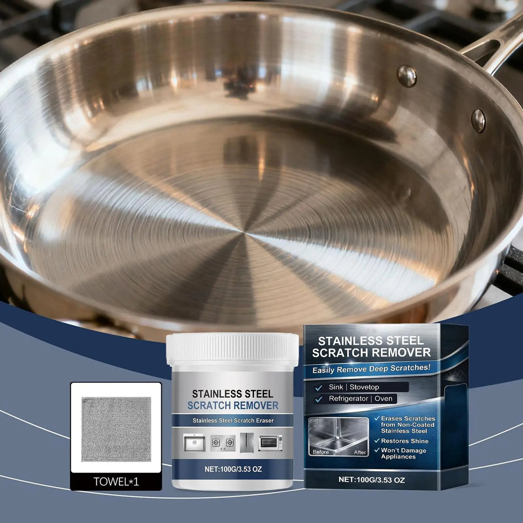 Stainless Steel Polish & Rust Remover Paste 100g | Sink Cleaner