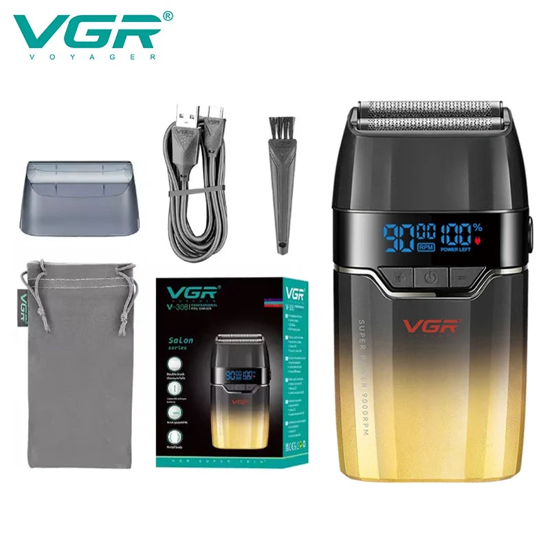 VGR V-308 Electric Shaver & Hair Trimmer | Digital Display