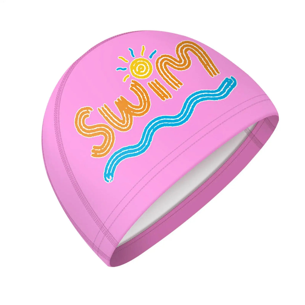 Kids Cartoon Silicone Swim Cap | Waterproof Ear Protection Ages 3–15