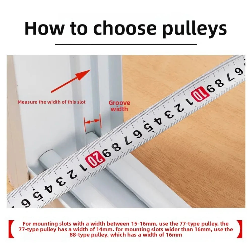 Stainless Steel Sliding Door Roller Pulley | Silent Track Runner