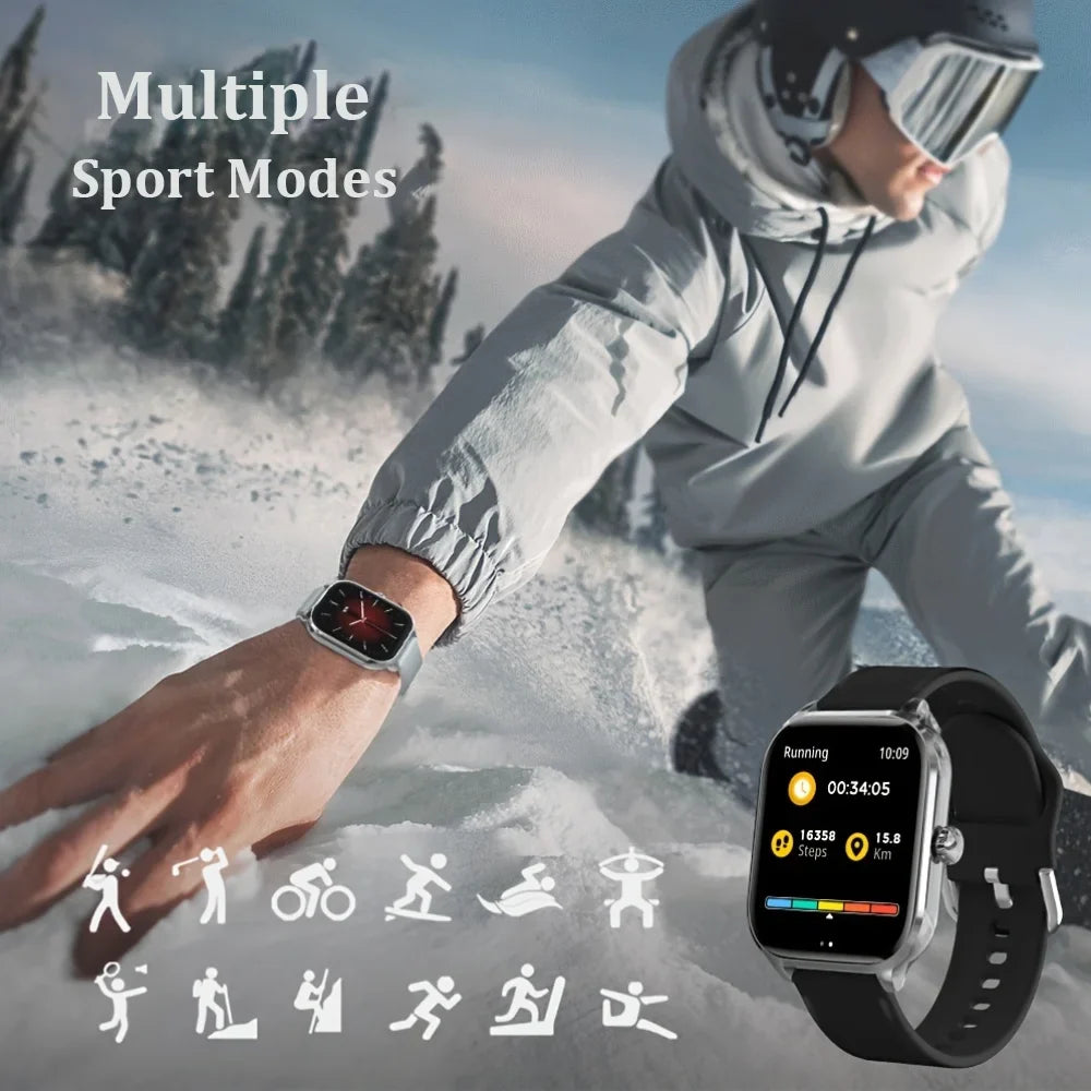 LAXASFIT H9 Smart Watch – Bluetooth Calls & Fitness Tracker