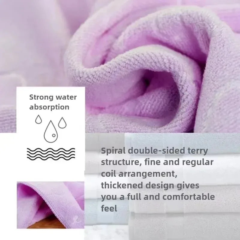 Embossed Microfiber Bath Towel | Quick-Dry & Ultra-Absorbent