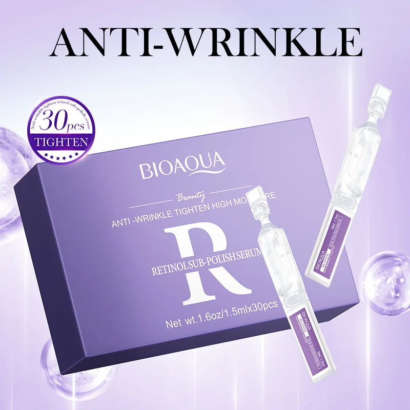 BIOAQUA Retinol Vitamin C Hyaluronic Acid Face Serum 30pcs