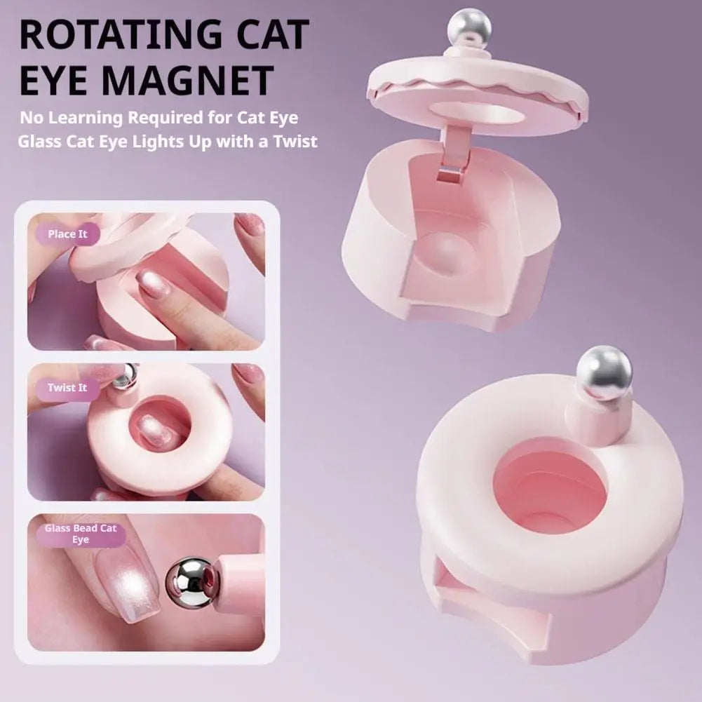 Rotating Cat Eye Nail Magnet Multi-faceted Precision Magnetic Tool