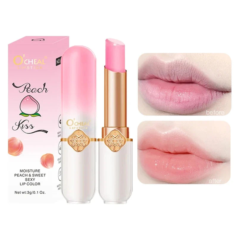 O'CHEAL Color-Changing Fruit Lip Balm – Moisturizing & Waterproof