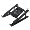 Foldable Laptop Cooling Stand with Fan – Portable Notebook Riser