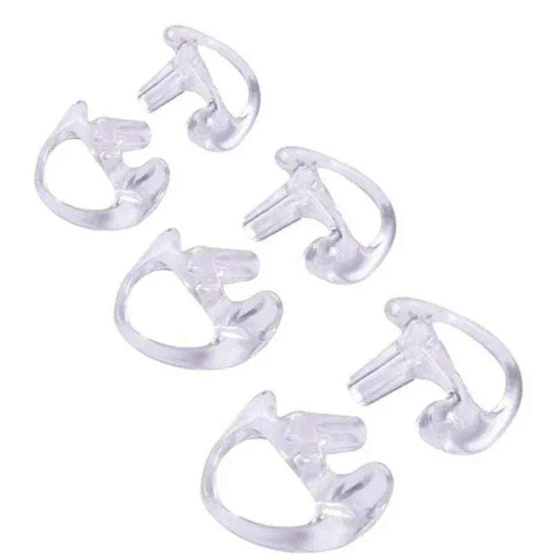 Soft Silicone Earmold Kit – 2-Way Radio Acoustic Coil Tube