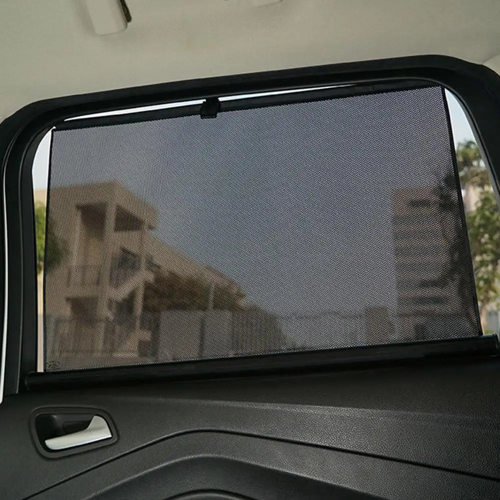 Universal Car Side Window Sunshad Automatic Retractable Curtain UV