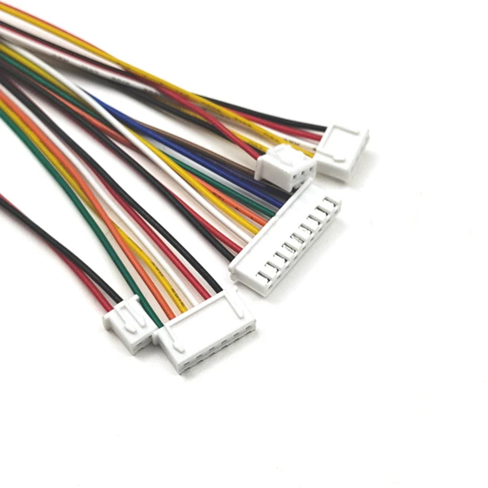 Lot JST XH 2 54 3 4 5 6 7 8 9 10 Pin Pitch Connector Plug Wire Cable