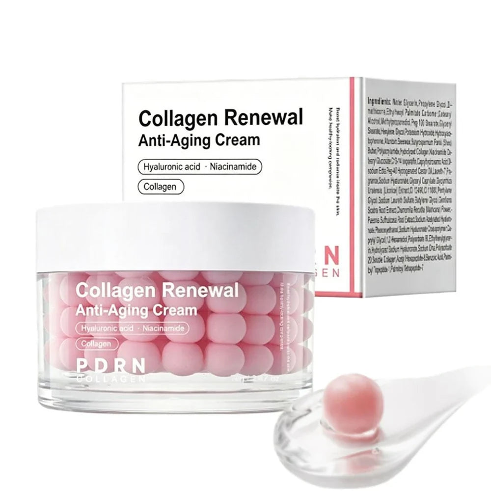 PDRN Pink Collagen Anti-Aging Cream Capsules – Firm & Hydrate