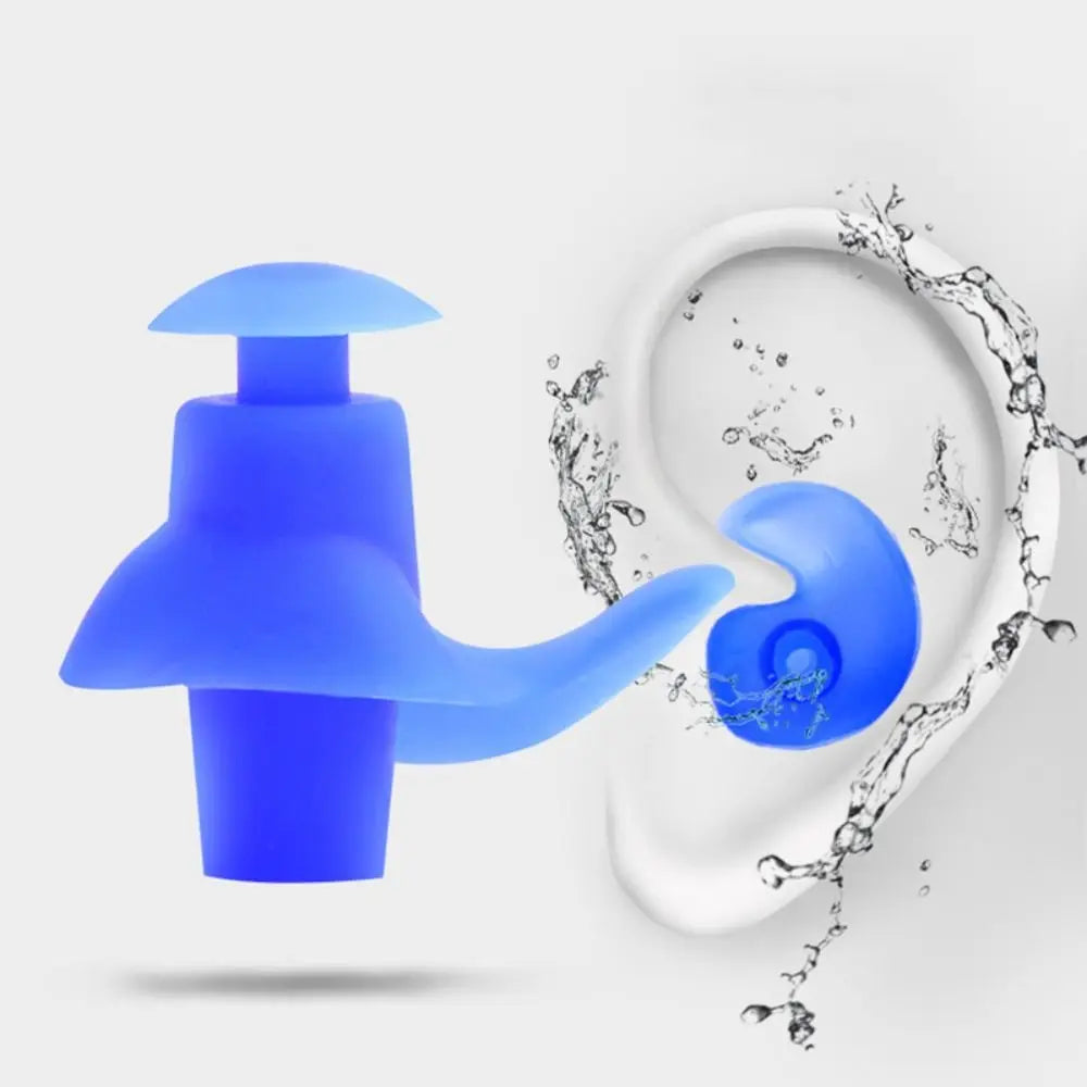 Silicone Swimming Earplugs – Waterproof Ear Plugs with Storage Box