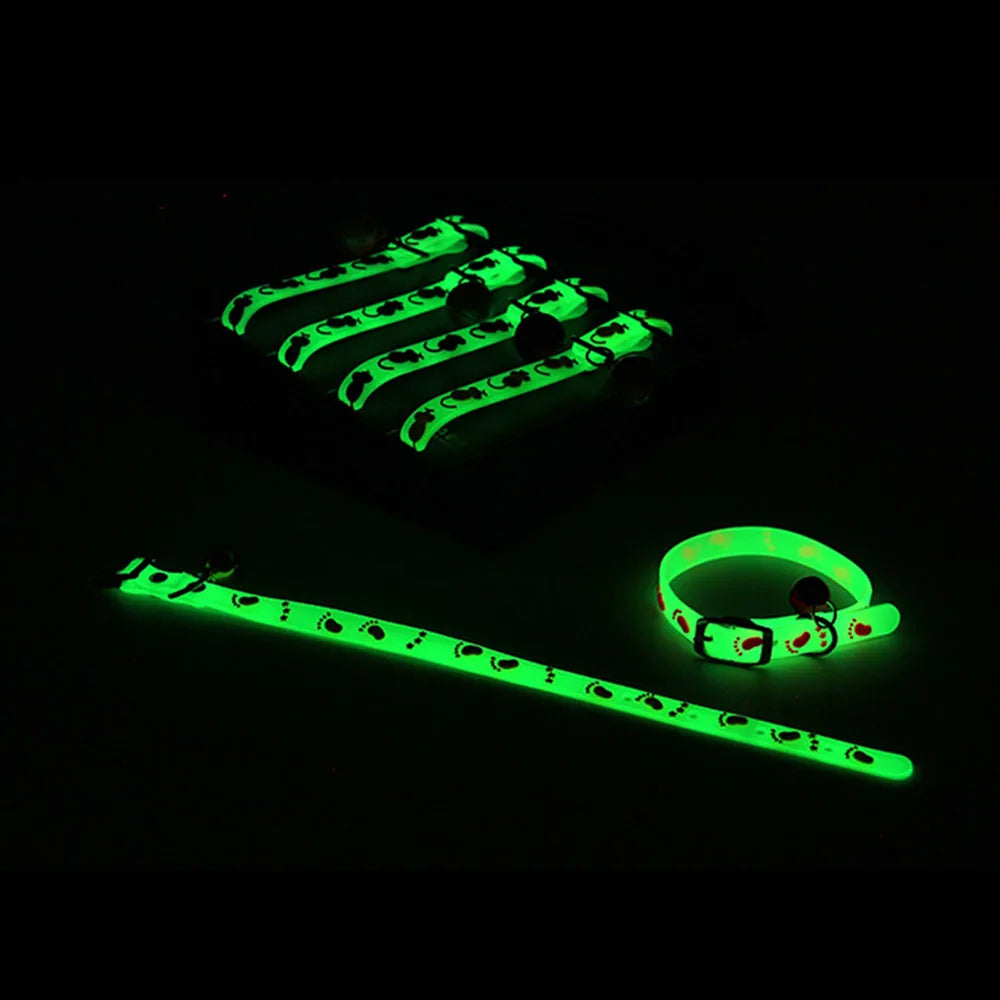 Luminous Cat Necklace Glowing Kitten Puppy Collar Anti-lost