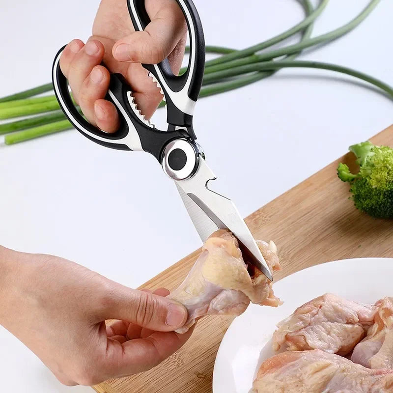 Stainless Steel Multifunctional Kitchen Scissors & Meat Shears