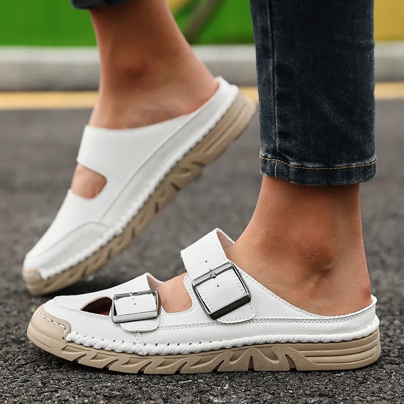 Women's Non-Slip Slip-On Casual Sandal Slippers | Indoor & Outdoor