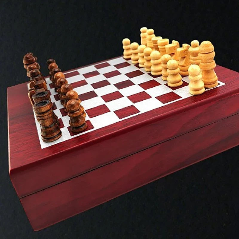 4-Piece Wine Opener Chessboard Design Ideal Accessories Entertainment