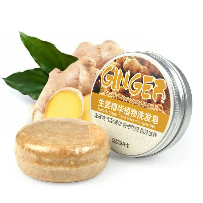 SADOER Ginger & Lavender Shampoo Bar – Soft, Silky Hair