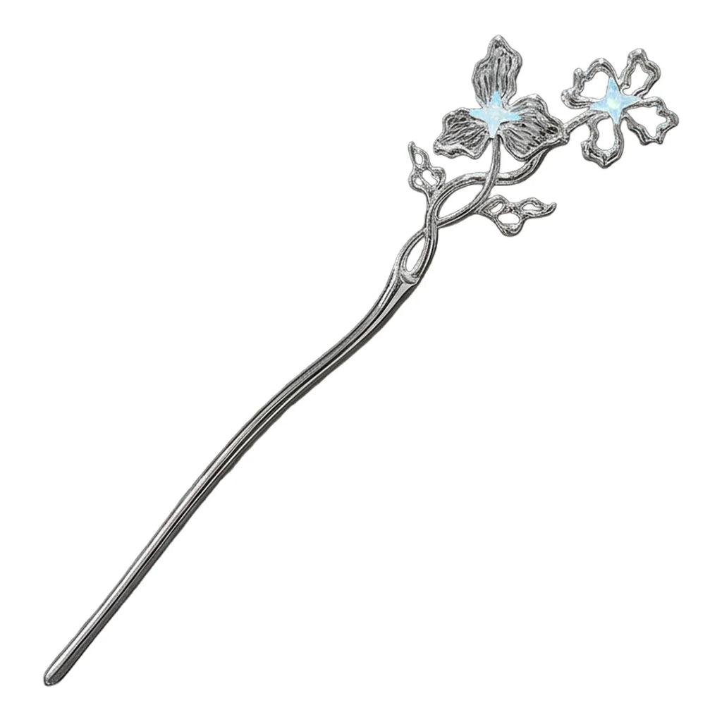 Chinese Style Flower Alloy Hairpin | Wedding Hair Stick