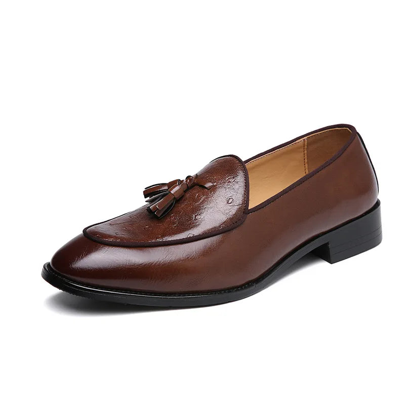 Men's Tassel Loafers – Slip-On Leather Dress Shoes