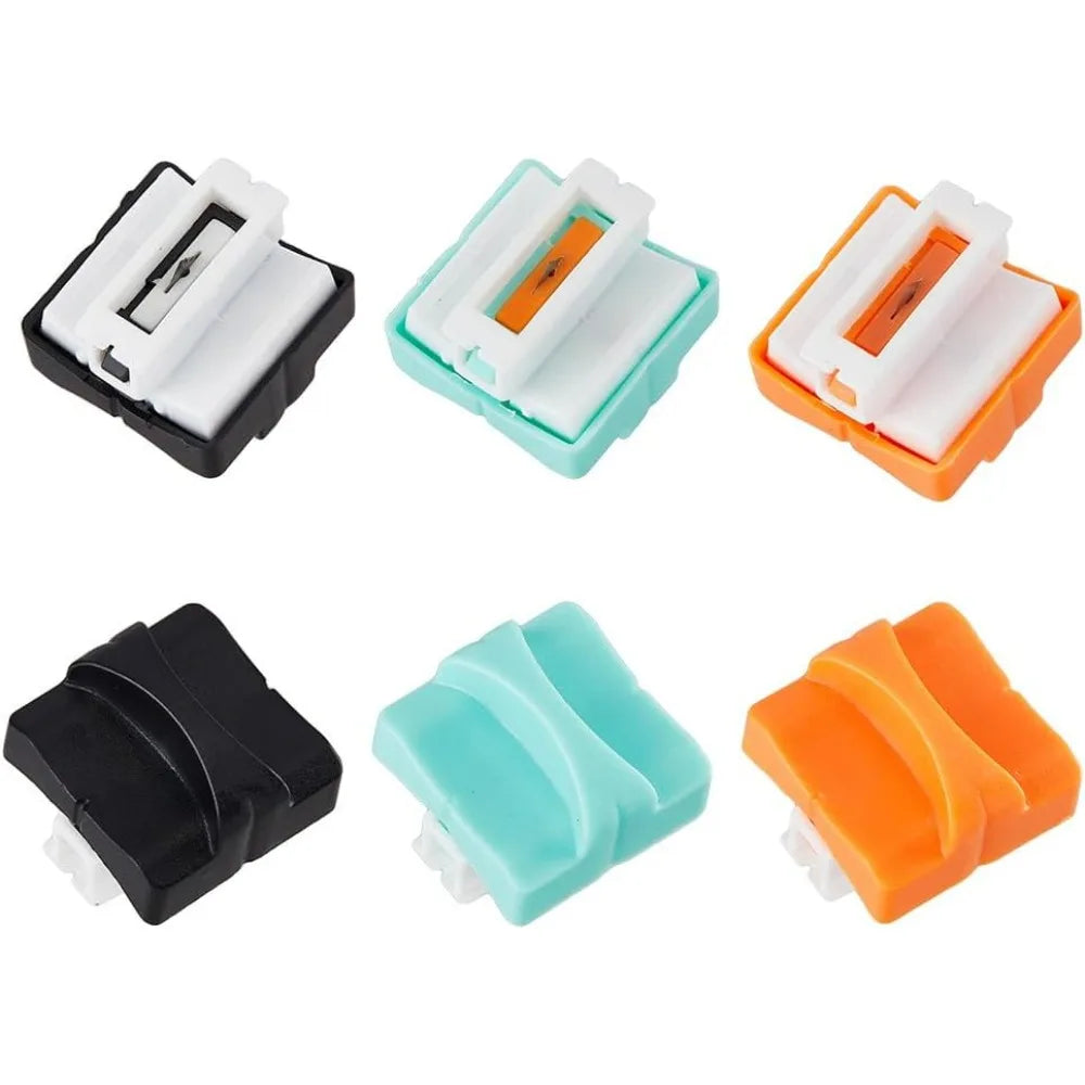 6-Pack Mini Paper Trimmer Replacement Blades – 3 Colors
