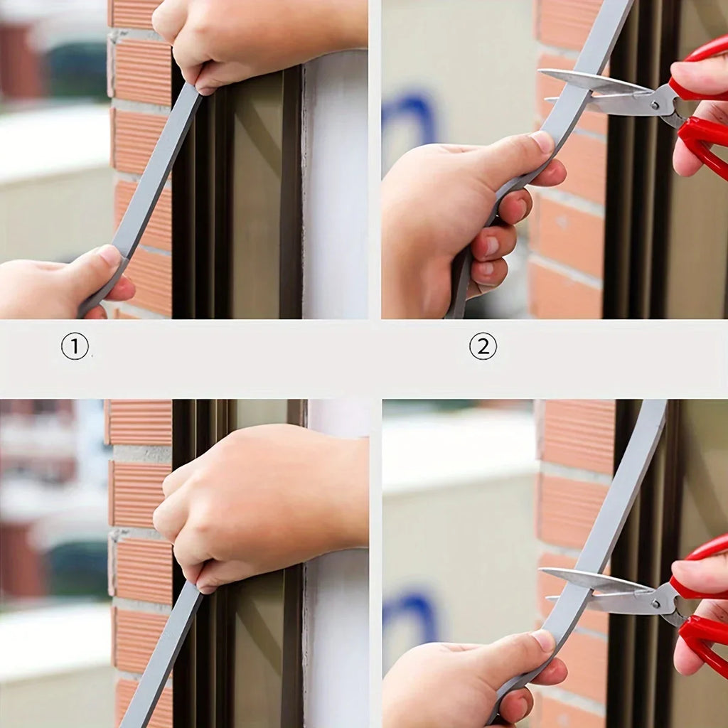 Self-Adhesive Foam Weather Stripping Tape – Door & Window Seal
