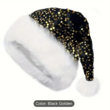 Sequined Christmas Hats Party Headwear Photo Props Adults Children