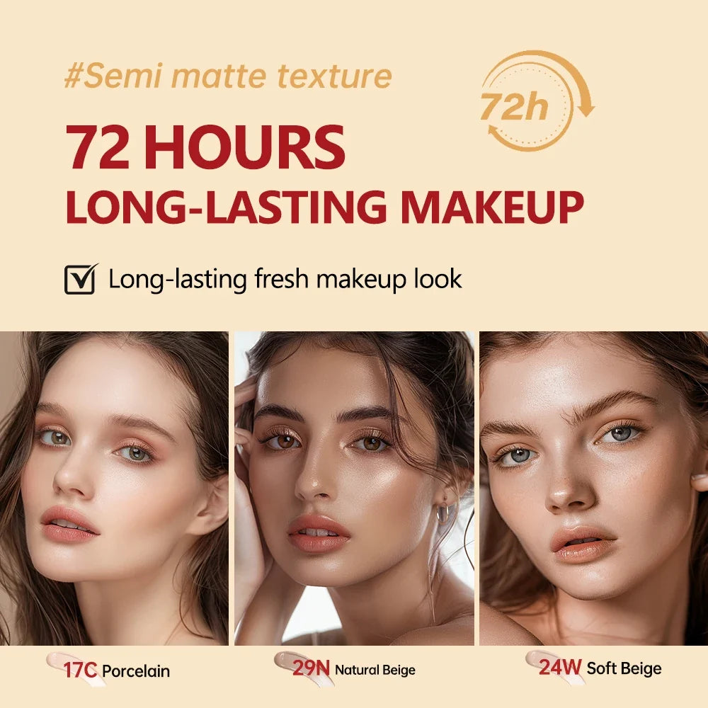 ibcccndc Super Fit Cushion Foundation – Full Coverage SPF