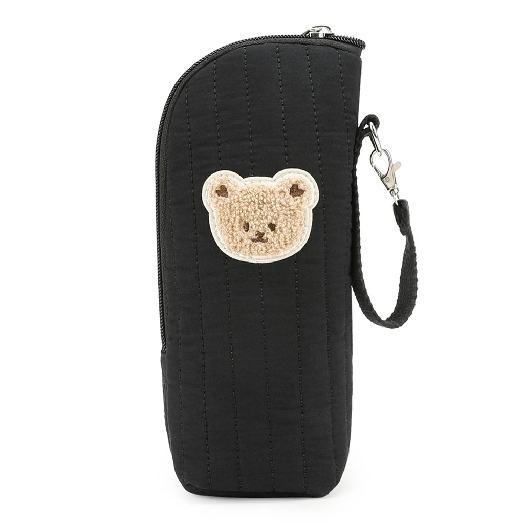Plush Bear Baby Bottle Insulated Warmer Bag | Travel & Stroller