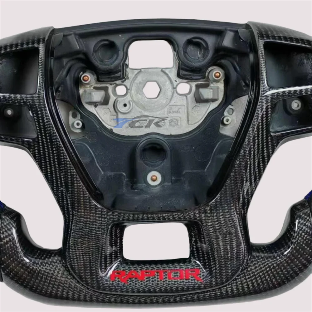 Carbon Fiber Leather Steering Wheel – Ford Ranger Raptor 2022–2024