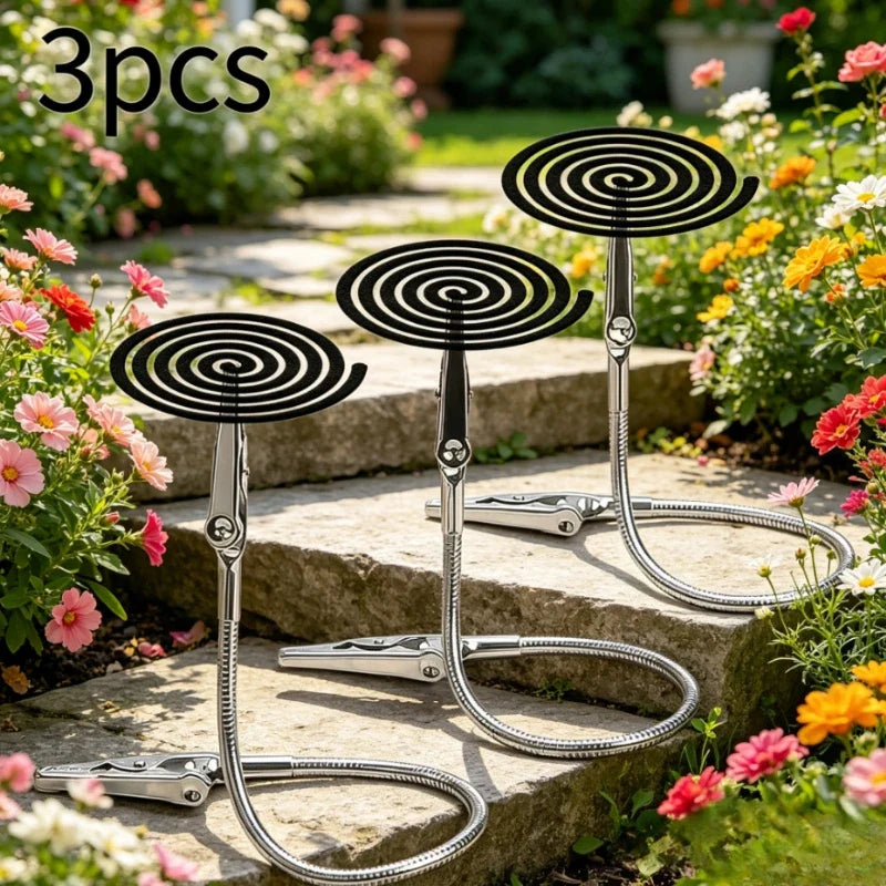 3-Pack Dual Head Incense Holder Clip – Outdoor Mosquito Repellent