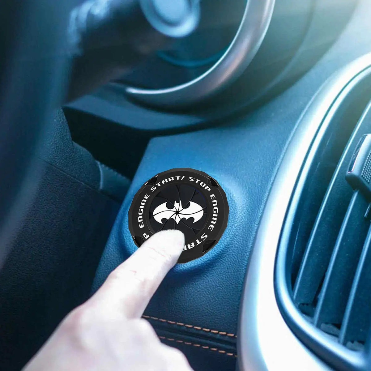 Push Start Button Cover – Car & Motorcycle Ignition Ring Guard