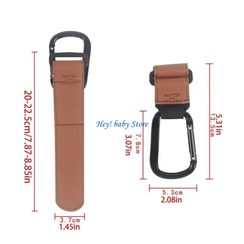 Adjustable Anti-Skid Stroller Hooks | Pram Bag Hangers