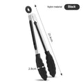 7-Inch Nylon Stainless Steel BBQ Food Clip | Kitchen Tongs