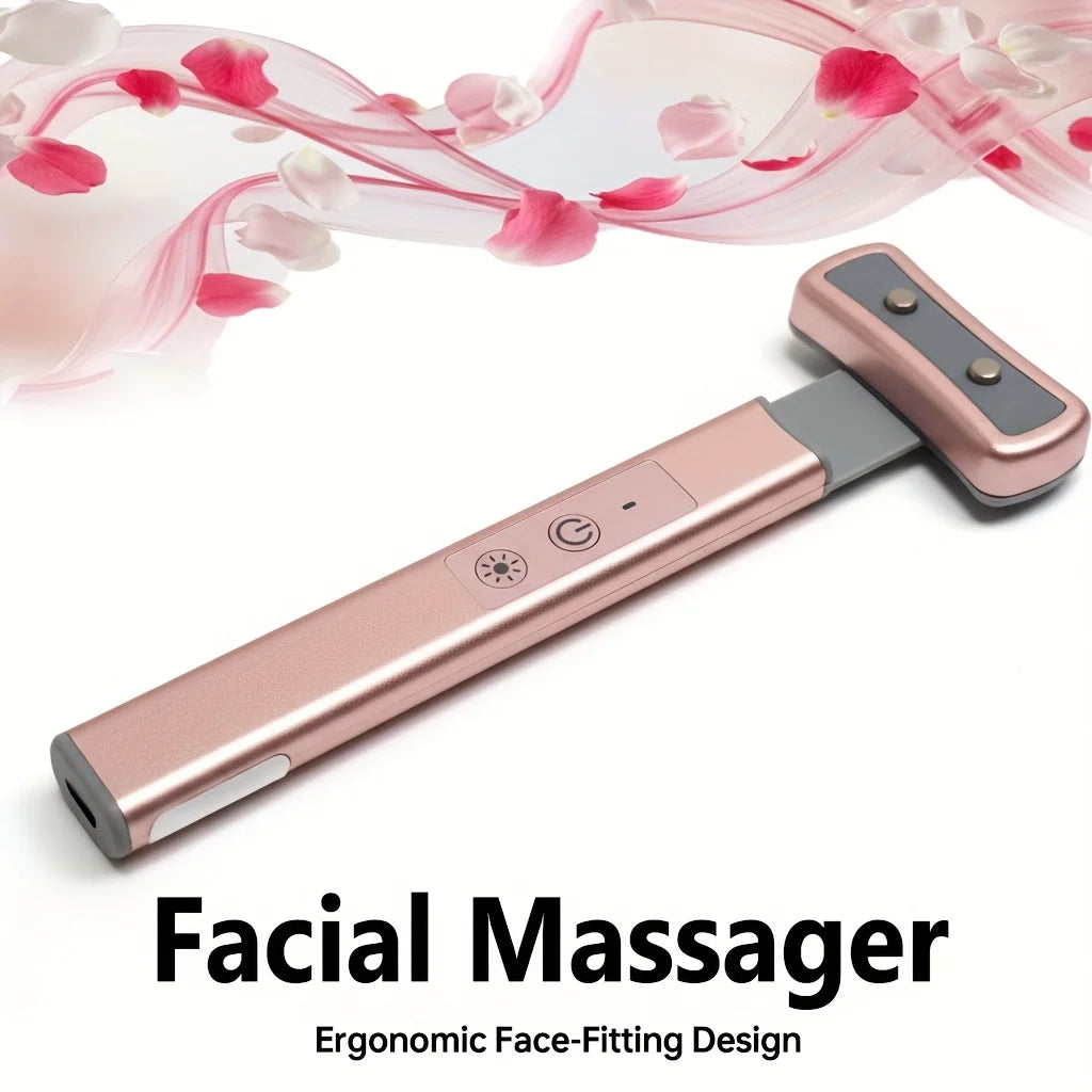 6-in-1 LED Facial & Eye Massager | Vibration & Multi-Color Modes