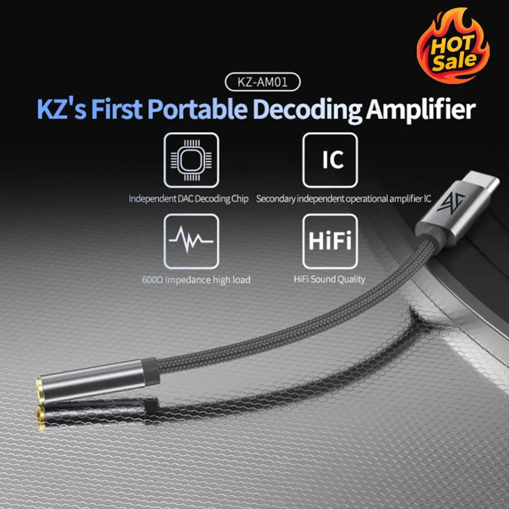 USB-C to 3.5mm DAC Adapter 32bit/384kHz Hi-Fi Audio Dongle