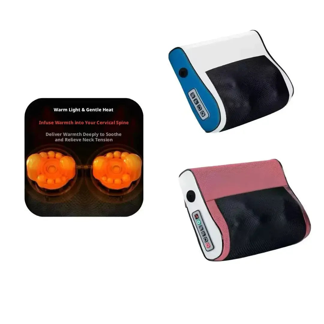 Smart Kneading Massage Pillow | Neck, Shoulder & Back Cushion