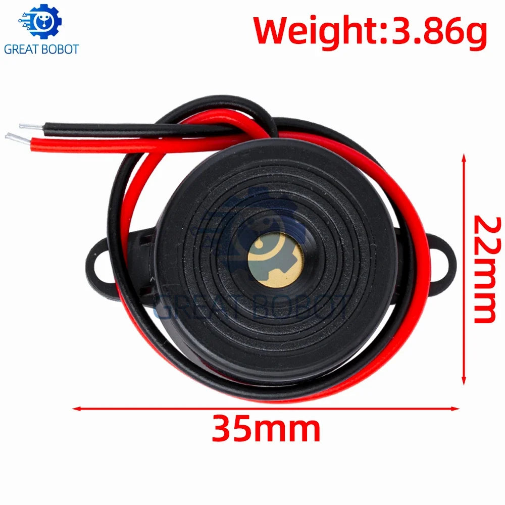 SFM-20B Active Piezo Buzzer DC 3–24V Alarm Speaker for Arduino
