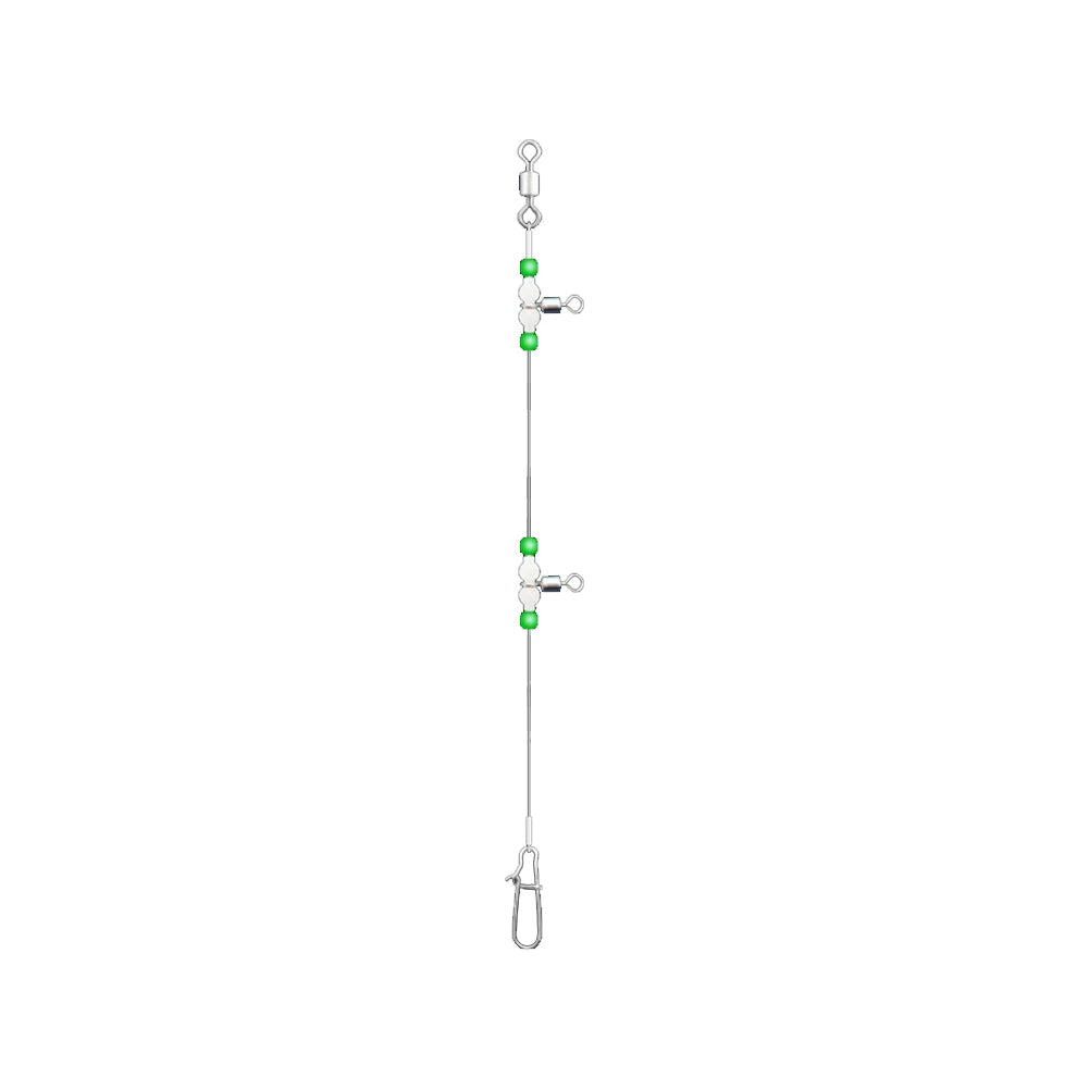 Night Glow Fishing Leaders with Swivels & Snaps | Saltwater & Freshwater