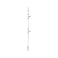 Night Glow Fishing Leaders with Swivels & Snaps | Saltwater & Freshwater