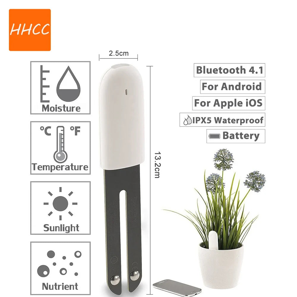 HHCC Smart Flower Monitor Flora Garden Care Plant Grass Soil Water