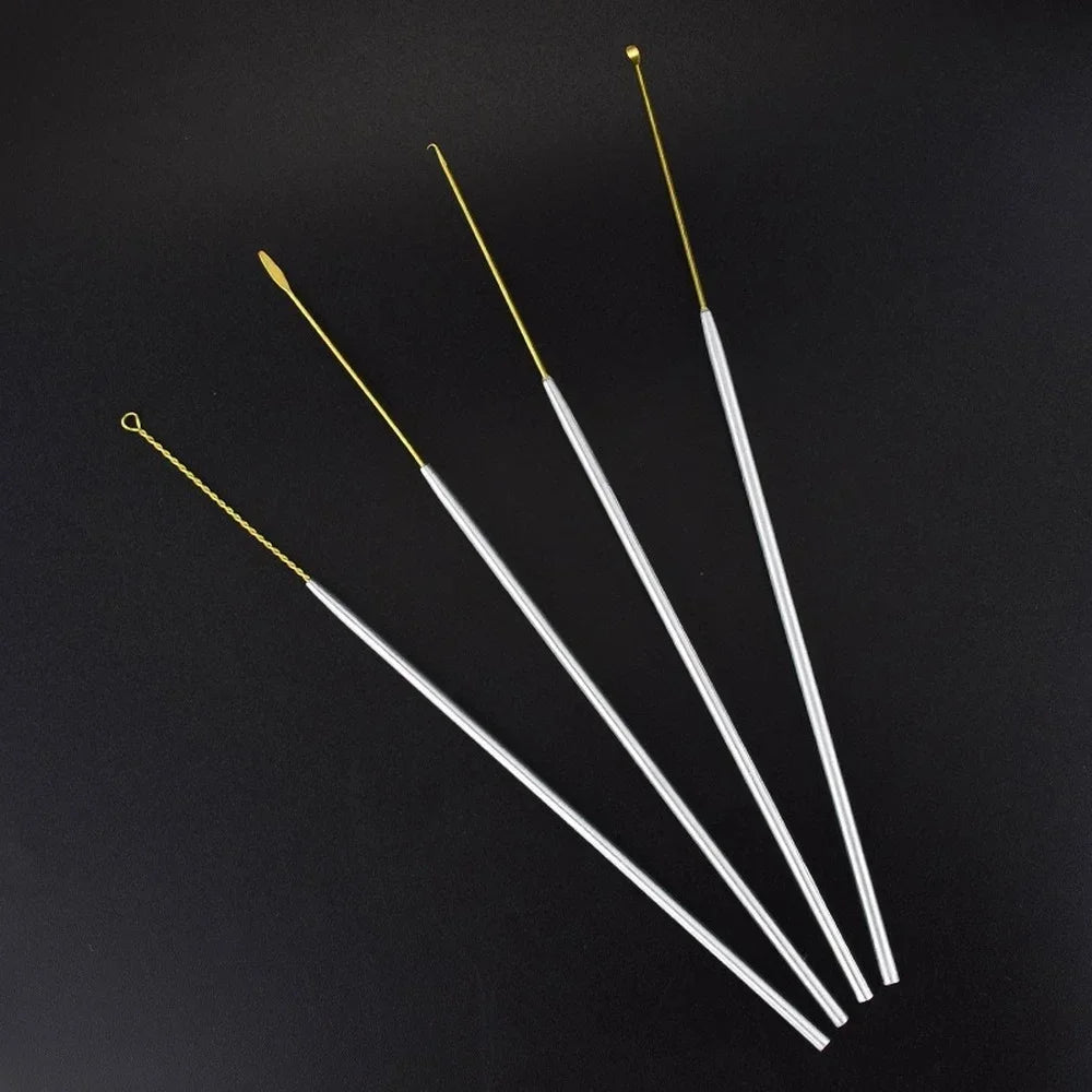 4pc Stainless Steel Ear Wax Removal Kit – Ear Pick Curette Set