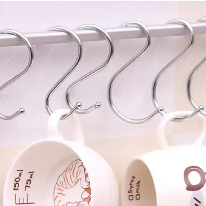 Stainless Steel S Hooks Multipurpose Rust-proof Large Bearing Load
