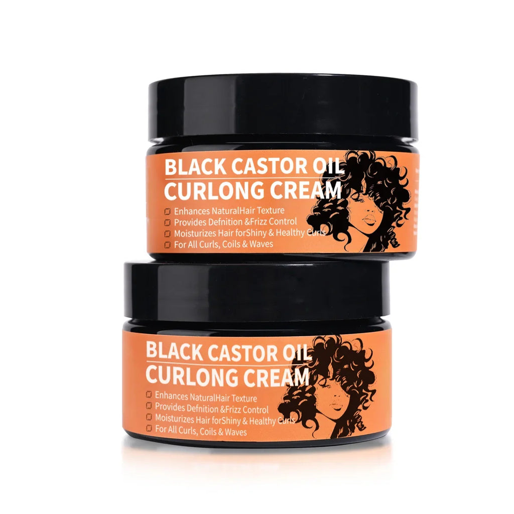 Black Castor Oil Curl Defining Cream – Anti-Frizz & Hydrating