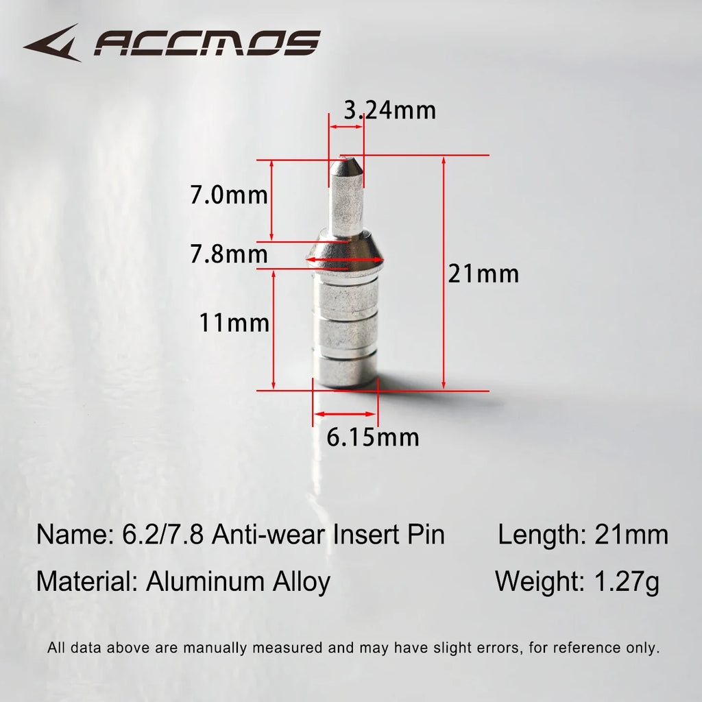 Nock Pin ID3 Aluminum Arrow Tail Shaft Archery Shooting Accessories